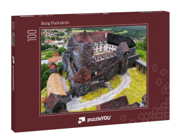 Modell von der früheren Parksteiner Burg als Puzzle