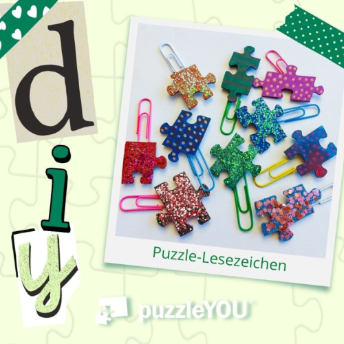 DIY Puzzle-Lesezeichen